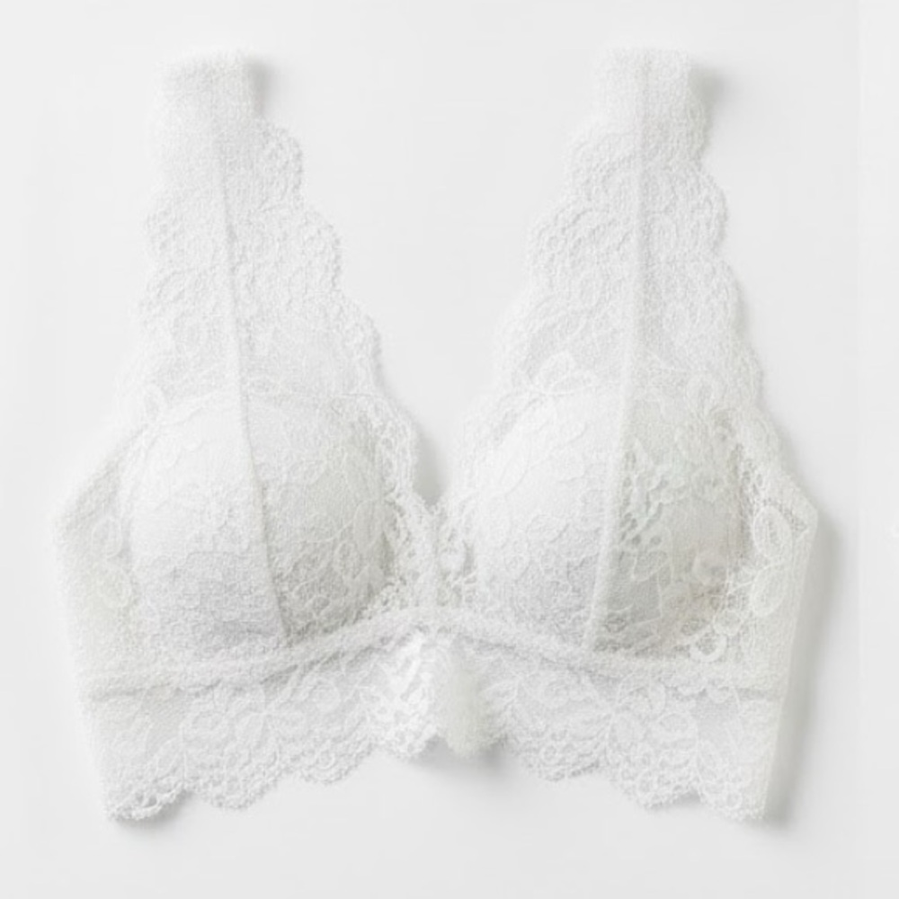 Yahada Lace Bralette - White
